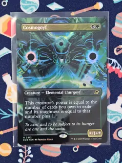 Cosmogoyf (Borderless) Foil Edge of Eternities 313 NM MTG - Image 1