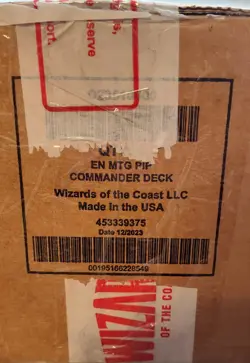 New! Universes Beyond: Fallout Commander Deck Display (Set of 4) Sealed Box - Image 3