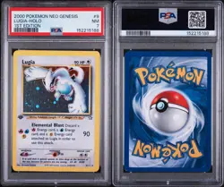 2000 Pokemon Neo Genesis Lugia Holo 1st Edition #9/111 PSA 7 - Image 3