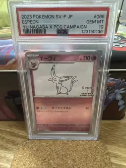 PSA 10 Espeon Promo 066/SV-P promo Japanese Pokemon Card Yu Nagaba - Image 1