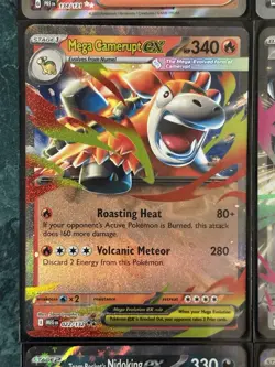POKEMON PRISMATIC MEGA EVOLUTIONS MAWILE CAMERUPT ABSOL OGERPON EX SIR CARD LOT - Image 5