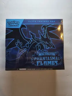 Pokemon TCG Mega Phantasmal Flames Elite Trainer Box ETB Sealed - Image 1