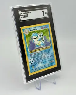 Blastoise Pokemon Card - 1999 Base Set Unlimited Holo Graded SGC 7 - Image 3