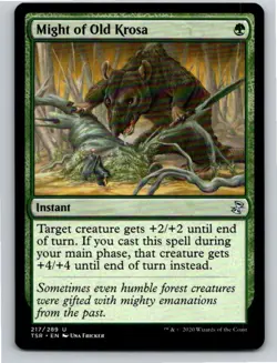 Magic the Gathering Might of Old Krosa Time Spiral Remastered MTG Free Shipping! - Image 1