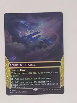 Sunken Citadel (0041) (Borderless) - Edge of Eternities: Stellar Sight- MTG - NM - Image 1