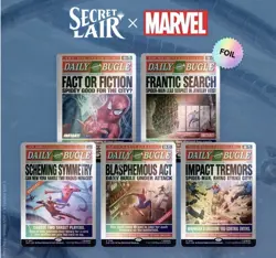 MTG Marvel's Spider-Man Secret Lair Drop PRESALE Daily Bugle Breaking News FOIL - Image 1