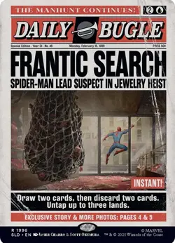 MTG Marvel's Spider-Man Secret Lair Drop PRESALE Daily Bugle Breaking News FOIL - Image 3