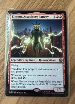 Electro, Assaulting Battery - Marvel's Spider-Man | MTG - Image 1