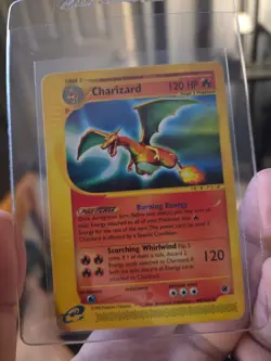 Charizard 40/165 HP/DMG Expedition Base Set Non-Holo Pokemon Card - Image 1