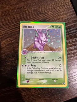 Nidorino 41/112 Reverse Holo Rare (2004) EX FireRed LeafGreen Pokemon Card TCG - Image 1