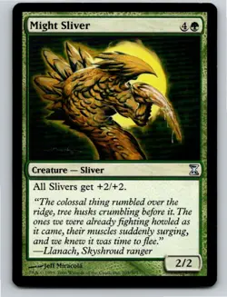 Magic the Gathering Might Sliver Time Spiral MTG Free Shipping! - Image 1