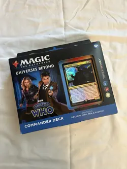 Wizards of the Coast MTG Doctor Who Timey-Wimey Commander Deck 100-Card 2023 - Image 1