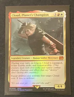 Cloud, Planet's Champion 552 Mythic FINAL FANTASY Magic: The Gathering Foil NM - Image 1