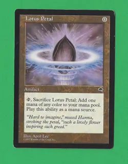 1997 Magic the Gathering - Lotus Petal - Tempest MTG - Image 1