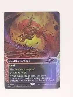 Needle Spires (0030) (Borderless) - Edge of Eternities: Stellar Sight - MTG - NM - Image 1