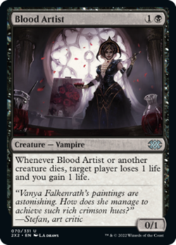 Light Play x 1 Blood Artist - Foil Double Masters 2022 - Image 1