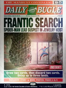 MTG SECRET LAIR X MARVEL'S SPIDER-MAN: DAILY BUGLE BREAKING NEWS *FOIL  PRESALE* - Image 3