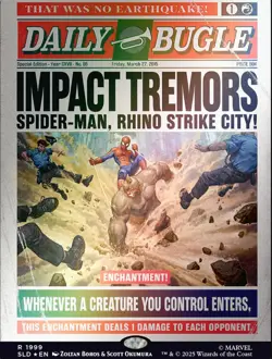MTG SECRET LAIR X MARVEL'S SPIDER-MAN: DAILY BUGLE BREAKING NEWS *FOIL  PRESALE* - Image 4