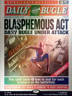 MTG SECRET LAIR X MARVEL'S SPIDER-MAN: DAILY BUGLE BREAKING NEWS *FOIL  PRESALE* - Image 6