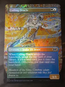 Coiling Oracle Borderless FOIL, Double Masters 2022 , NM, MTG, FREE SHIPPING - Image 1