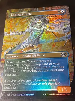Coiling Oracle Borderless FOIL, Double Masters 2022 , NM, MTG, FREE SHIPPING - Image 3