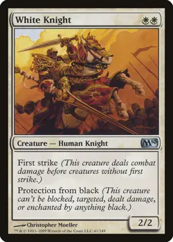 4x White Knight - NM/LP - Magic 2010-2014 - SPARROW MAGIC - Image 1