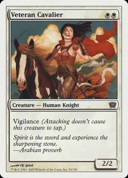 4 Veteran Cavalier 4x x4 - LP - 8th/9th Edition - SPARROW MAGIC - mtg - Image 1