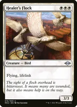 4 Healer's Flock 4x x4 - NM - Modern Horizons 2 - SPARROW MAGIC - Image 1