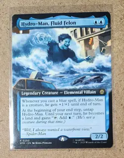 MtG Spider-Man: Hydro-Man, Fluid Felon, Extended Art M/NM SPM #0250 - Image 1