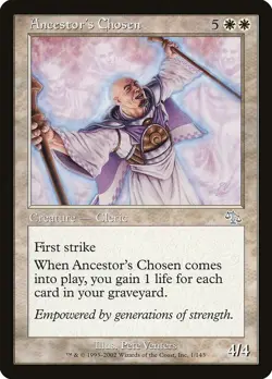 4x Ancestor's Chosen - LP - Odyssey Block - SPARROW MAGIC mtg - Image 1