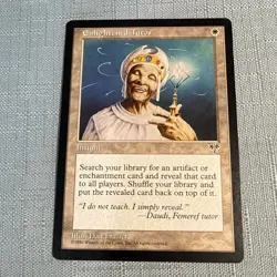 Magic: The Gathering Enlightened Tutor Mirage Regular Rare Eng 1996 Instant - Image 1