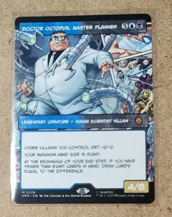 MtG Spider-Man: Doctor Octopus, Master Planner, Borderless M/NM SPM #0228 - Image 1