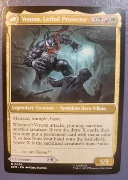 MTG Eddie Brock / Venom, Lethal Protector Marvel's Spider-Man (NM) - Image 2