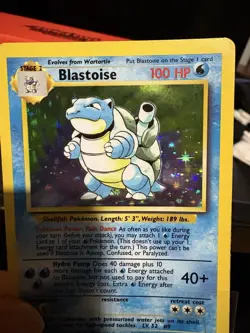 Blastoise 2/102 Base Set Holo Rare Vintage Pokemon TCG WOTC LP/MP - Image 3