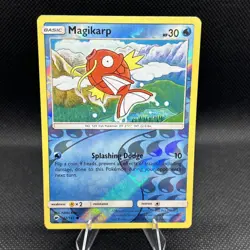 Magikarp 32/147 Common Burning Shadows Pokemon Reverse Holo NM - Image 1