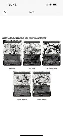 🔥 MTG MARVEL Spider-Man FOIL Secret Lair Drop PRESALE Venom Unleashed (INKS) 🔥 - Image 1