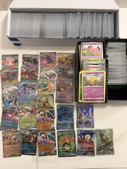 Huge pokemon Card Lot 2500+ Cards. 20 EX. 5 Full Art. - Image 1