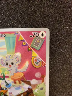 Pokemon TCG Minccino Holo Illustration Rare Card Temporal Forces 182/162 NM - Image 3