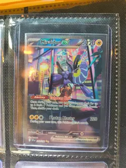Pokemon TCG Miraidon EX Scarlet & Violet Base Set Holo Card 244/198 Sir - Image 2