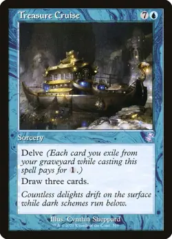 MTG - Treasure Cruise (Timeshifted) - Time Spiral Remastered - X1 - (NM) - - Image 1