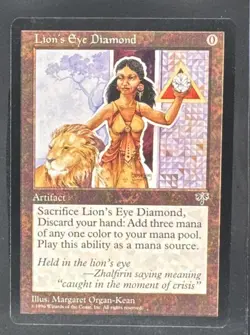1996 MAGIC: THE GATHERING MIRAGE #NNO LION'S EYE DIAMOND RARE - Image 1