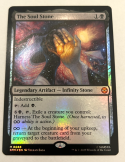2025 Magic: The Gathering Marvel's Spider-Man Soul Stone #0066 Foil NM - Image 1