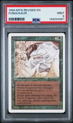 1994 MAGIC THE GATHERING REVISED EDITION FUNGUSAUR PSA 9 - Image 1