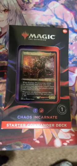 Magic: The Gathering Starter Commander Deck - Chaos Incarnate (Black-Red) - Image 1