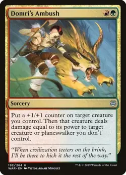 1x Domri's Ambush NM Eng MTG - War of the Spark - Image 1