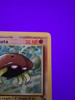1st Edition Kabuto 50/62 Fossil Set Rare Vintage 1999 Pokemon Card - NM - Image 3