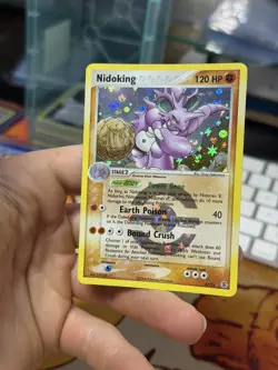 Nidoking 8/112 EX FireRed LeafGreen 2004 Reverse Holo Rare Pokemon Card - Image 4