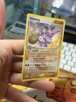 Nidoking 8/112 EX FireRed LeafGreen 2004 Reverse Holo Rare Pokemon Card - Image 5
