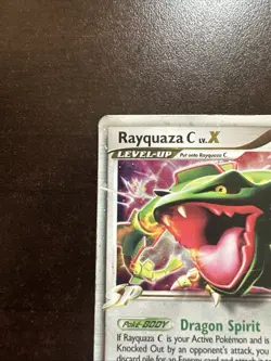 Rayquaza C Lv. X DP47 DMG Pokemon TCG Diamond & Pearl Black Star Promo Cynthia - Image 2