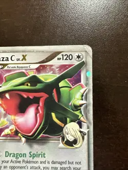 Rayquaza C Lv. X DP47 DMG Pokemon TCG Diamond & Pearl Black Star Promo Cynthia - Image 3
